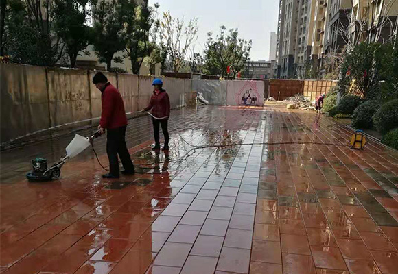 室外磚清洗
